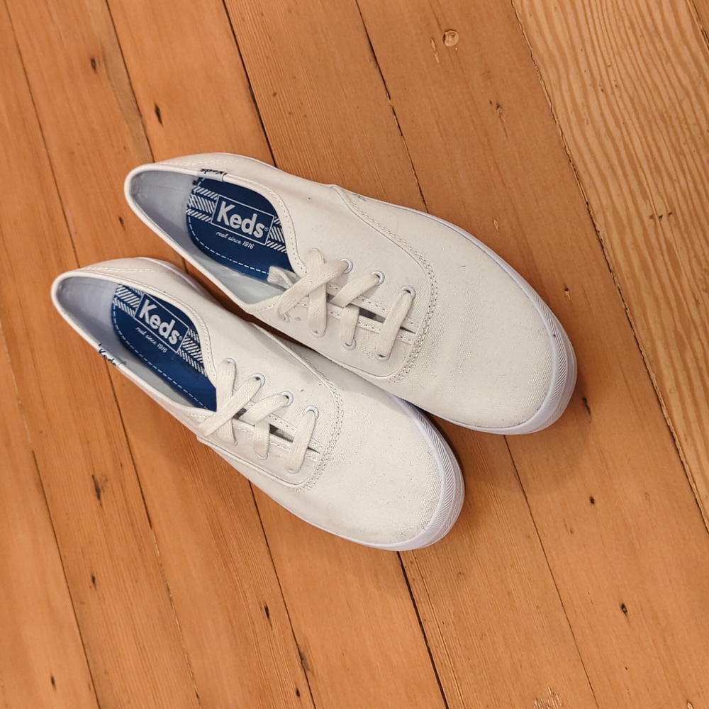 Keds Women's Champion Originals Sneaker White Canvas